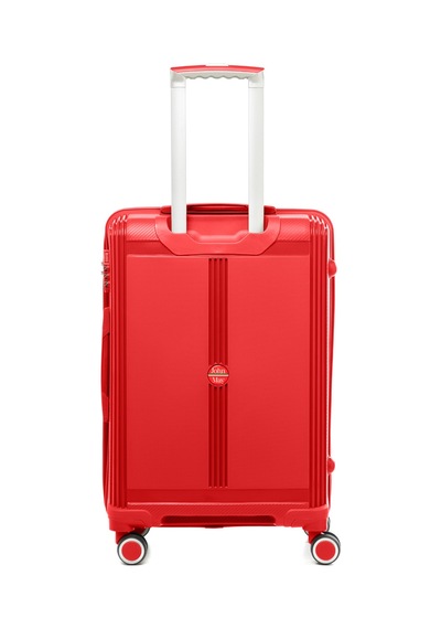 Unisex Jmy8101.19 John May Pp Silikon Valiz Orta Boy 67x41x29cm Kırmızı Kırmızı