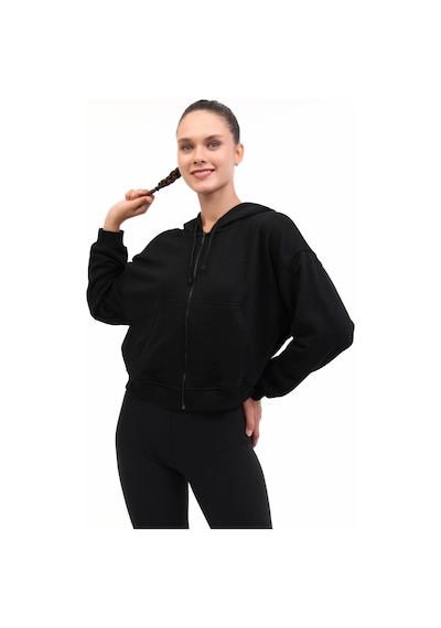 Lumberjack Siyah Kadın Sweatshirt A102027310 Siyah