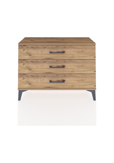 Arges Şifonyer 3 Çekmeceli 88x30x64 Çam-çam Çam