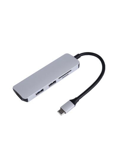 Smartgift 5 Port USB Hub Type-C bilgisayar girişli HDMI Çoklayıcı Adaptör