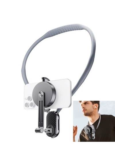 Scs-nh001 Manyetik Boyun Standı, Boyun Telefon Tutucu - Tripodu