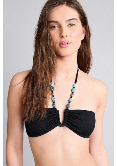Defacto Regular Fıt Krinkıl Kumaş Bikini Üstü G3771ax26smbk81 Siyah-bk81