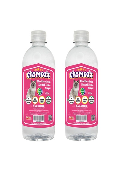 Catmozz Cat Water Kediler İçin Doğal İçme Suyu 2 x 700 ML