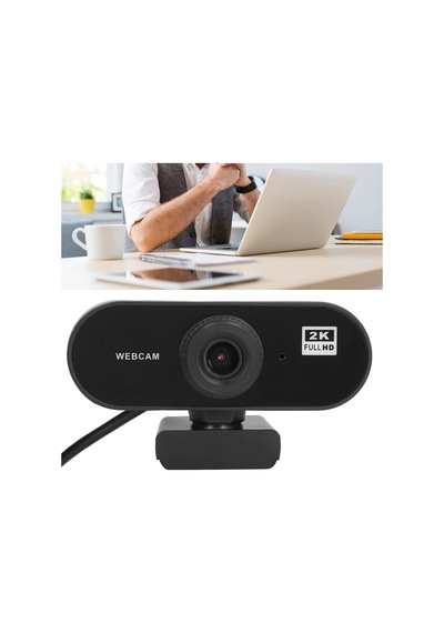 Webcam 2k Full Hd Konferans Kamera Dahili Mikrofon Chat Görüntülü Sohbet Yayın Kamerası Hd Vide