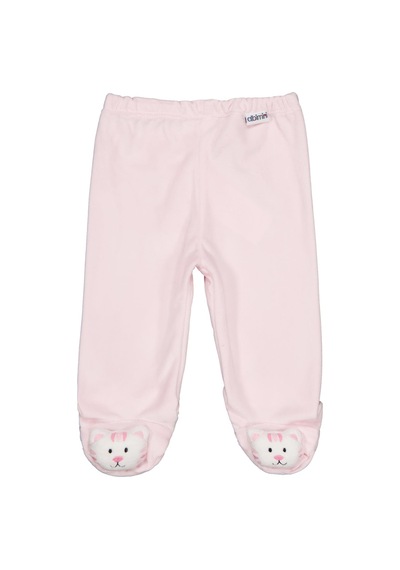 Albimini Civil Baby Düz velboa Patikli Tek Alt Bebe - Pembe