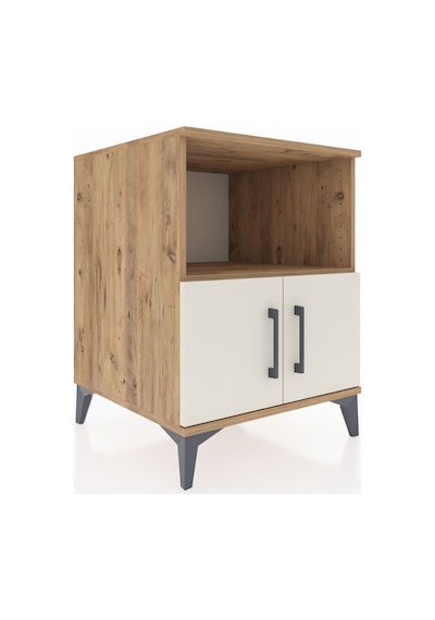 Kronos Komodin 2 Raflı 2 Kapaklı 60x59x80 Çam-aytaşı Çam