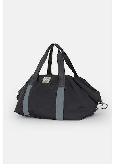 İcone Bag Icone Mat İçin Fermuar Kapamalı Yoga, Pilates, Fitness ,gym Spor Çantası Gri