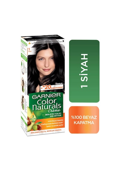 Garnier Color Naturals 1 Siyah Saç Boyası