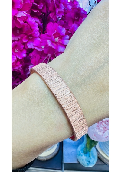 Bakır Bilezik, Ağaç Kabuğu Desen, Ayarlanabilir, Özel Şık Tasarım, Unisex Bilezik,enerji Dengeleyici Anlamlı Hediye