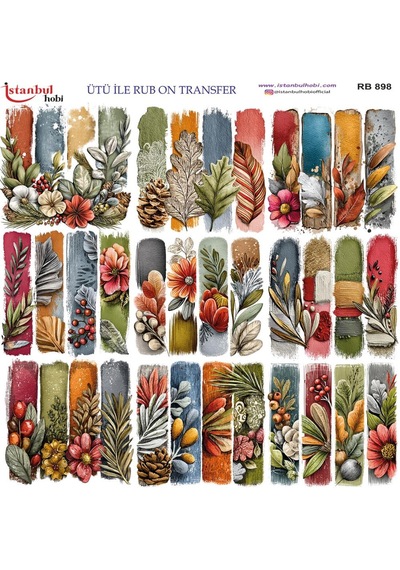 Ütü İle Rub On Transfer Kağıdı 30x30cm Rb-898
