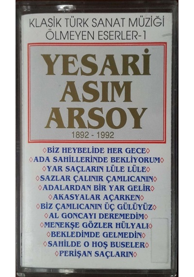 Plak Değildir Kaset Tir Klasik Türk Sanat Müziği Ölmeyen Eserle