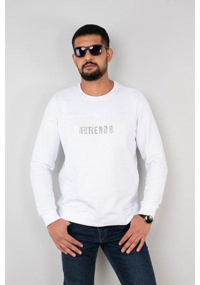Sıfır Yaka Erkek Sweatshirt