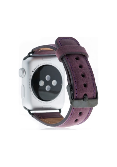 Bouletta Apple Uyumlu  Watch Deri Kordon 42-44-45 MM Mor