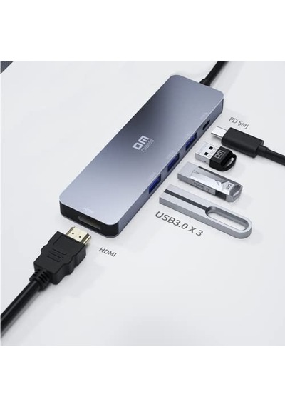 Chb058 Type-c To 4k Hdmı 3 Usb 3.0 Pd Hub Dönüştürücü