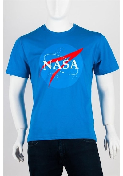 Nasa Unisex Pamuklu Regular Fit Tişört Small