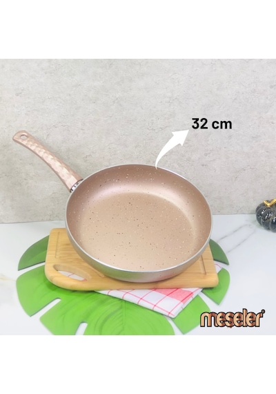 Meşeler Granit Tava 32 CM Rose