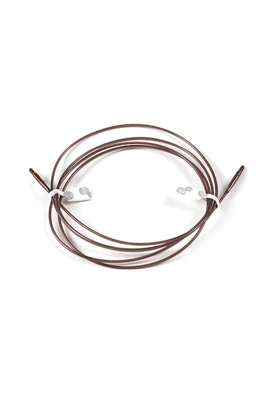 Knitpro Zing Kahverengi Kablo 126-150 Cm Değiştirilebilir Örgü Şişleri İçin Ginger Needle Harness Nylon Natural Brown Single Cord 31297