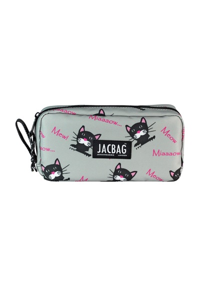 Jacbag Jac-06 Organizer Rulo Kalem Çantası Siyah - Miyav Miyav