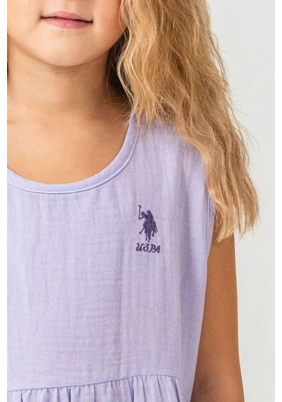 U.s. Polo Assn. Kız Çocuk Mor Elbise 5274-49887 Mor