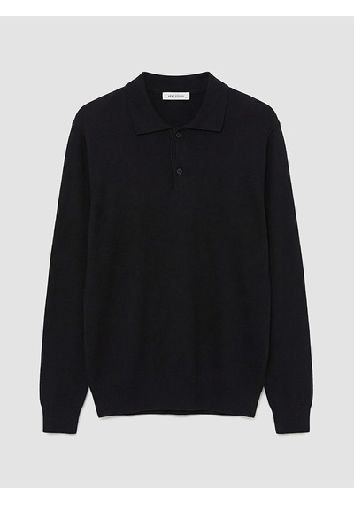 Lcw Vision Lacivert Polo Yaka Erkek Triko Kazak