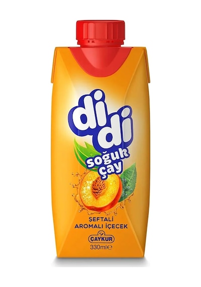 Çaykur Didi Şeftali Aromalı Soğuk Çay Kutu 330 Ml X 12 Adet