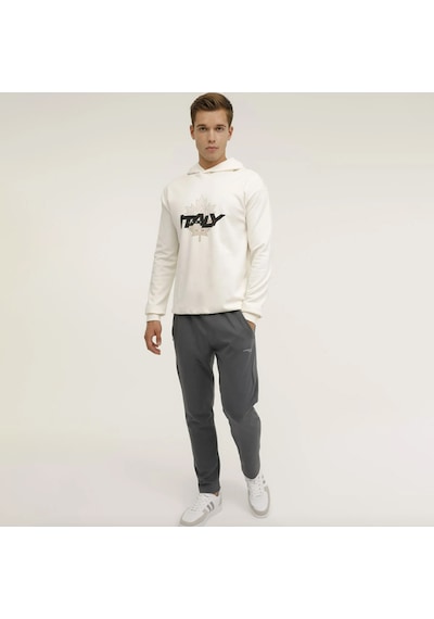 Lumberjack 4W ML RENATO 17SD1047 4PR Erkek  Kırık Beyaz Sweatshirt