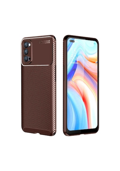 Oppo Reno 4 Kilif Karbon Silikon Case 449337565