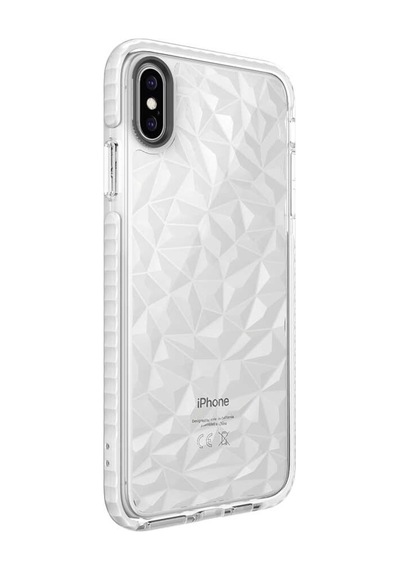 Apple Uyumlu iPhone Xs Max 6.5 Kılıf Buzz Köşeleri Airbagli Prizmatik Tasarım