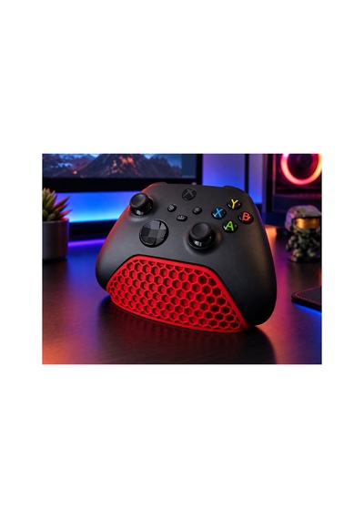 Xbox Series X/s Uyumlu Gamepad Standı Xbox Kol Tutucu Controller Joystick Masaüstü Standı Kırmızı