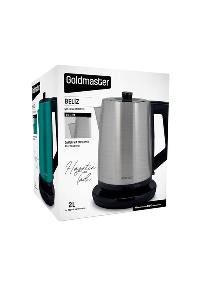 Goldmaster GM7376 Beliz 2200 W Paslanmaz Çelik Su Isıtıcısı