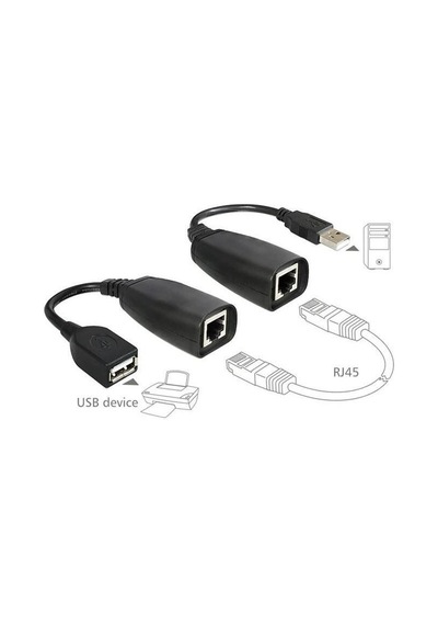 Concord C5605 Usb 2.0 Rj45 Sinyal Arttırıcı Uzatma Kablosu