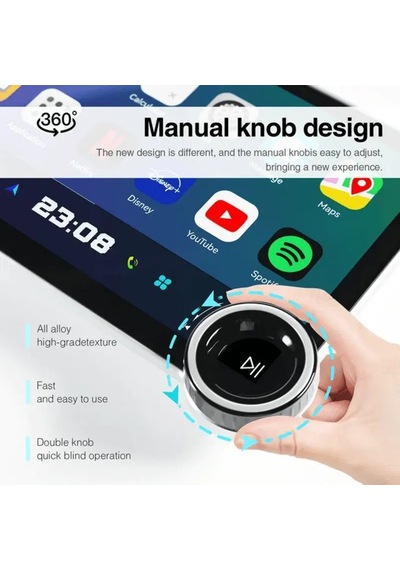 Navigold Stonex Universal Diamond 2k Android Çift Düğme 4+64gb Carplay Android Auto Qled Dsp Wi-fi 10.25"