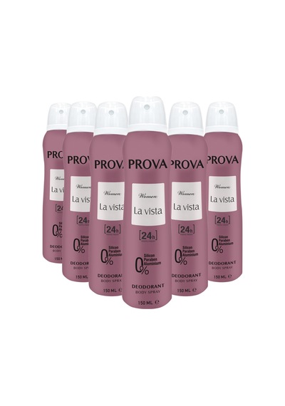 Prova La Vista Kadın Deodorant 6 x 150 ML
