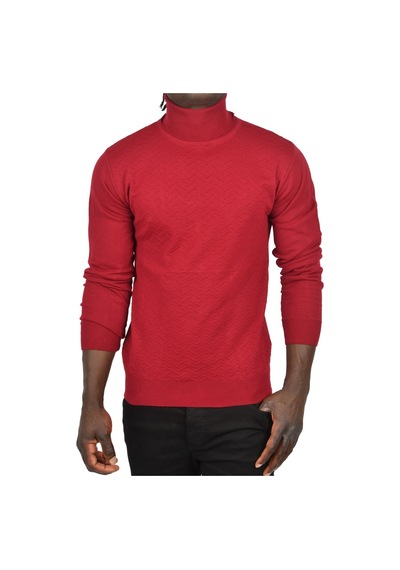 Deepsea Erkek Bordo Zigzag Desenli Tam Balıkçı Yaka Dar Kesim Boğazlı Triko Kazak 2505497 Bordo Deepsea Erkek Bordo Zigzag Desenli Tam Balıkçı Yaka Dar Kesim Boğazlı Triko Kazak 2505497 Bordo