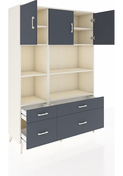 Hyperion Dolap 8 Raflı 4 Çekmeceli 3 Kapaklı 132x44x195 Aytaşı-antrasit/antrasit Antrasıt/antrasıt Hyperion Dolap 8 Raflı 4 Çekmeceli 3 Kapaklı 132x44x195 Aytaşı-antrasit/antrasit Antrasıt/antrasıt