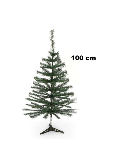 Yılbaşı Yapay Lüks Çam Ağacı Yeşil 100 Cm Sık Dal 100 Cm