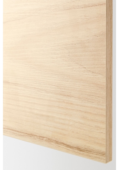 Ikea Beyaz Modern Mutfak Dolabı 60x60x200 Cm Askersund Açık Dişbudak Görünümlü