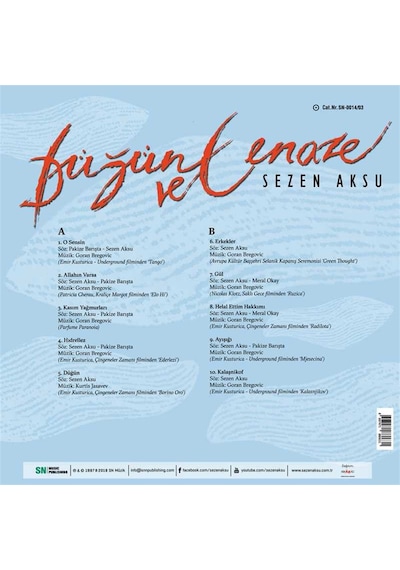 Sezen Aksu - Düğün Ve Cenaze Plak