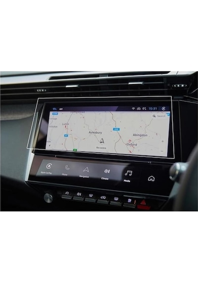 Peugeot 408 10 İnç Mat Ekran Koruyucu Multimedya Şeffaf