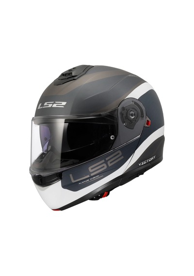 Ls2 Strobe 2 Vıctory Mat Gri-mavi-kum Kask Grı-mavı