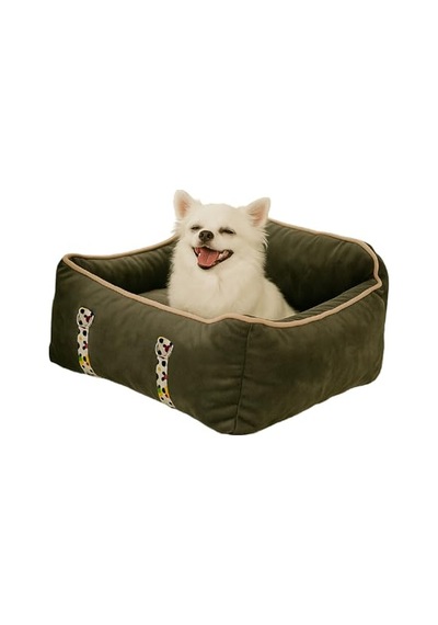 Pawgo, Premium Taşınabilir Kedi Ve Köpek Araba Koltuğu, Tasma Klipsli, Ayarlanabilir Kayışlı Antrasit, 50x62x22