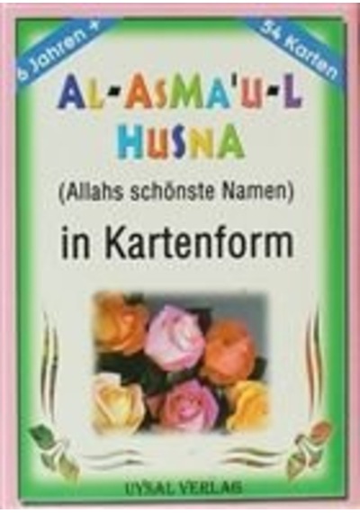 Lernkarten  - Al -Asma'u -l Husna (Allahs schönste Namen) in Kartenform - Uysal Yayınevi