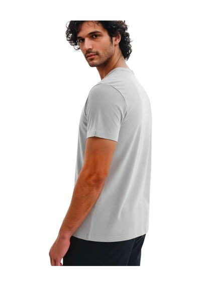 Ar-ma Erkek Regular Fit Pamuk Süprem Basic Bisiklet Yaka Tişört Y31344408002 Gri 2XL