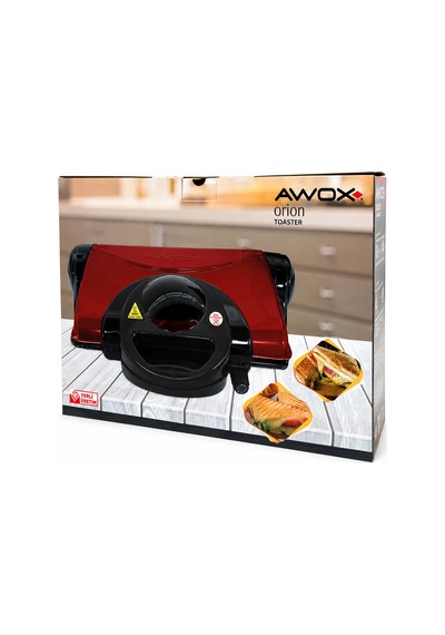 8 Dilim Teflon Elektrikli Tost Makinesi 1800w, 180 Izgara, 6 Kademe Isı