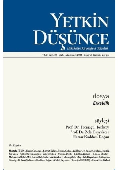 Yetkin Düşünce Dergi 29.sayı Ocak-şubat-mart 2025