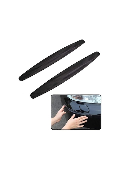 Mucit Home Araçlar İçin Dayanıklı 2 Adet Esnek Tampon Koruma Bandı Çizik Darbe Ve Mini Hasar Çarpma Önleyici