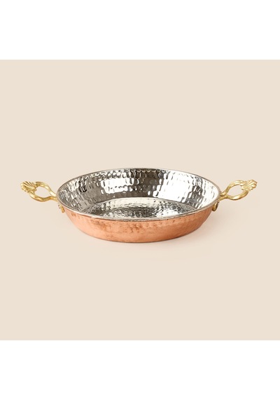Bakır Sahan - Renkli - 16 Cm