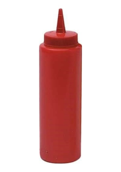 Ketçap Şişesi - 1000ml Dev Boy Kırmızı - Elm-01-768355 Renkli