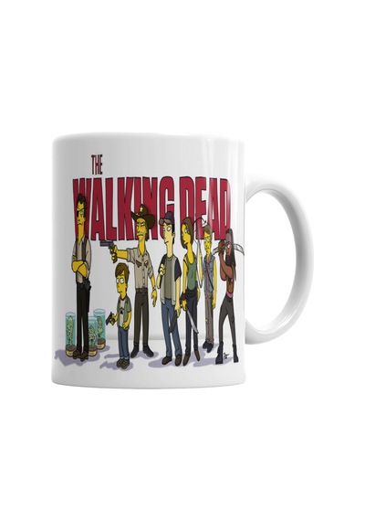 The Walking Dead Simpsonized Kupa Bardak Porselen Karışık