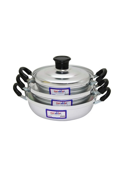 Ers 3lü Alüminyum Omlet Set No-18-20-22 Çok Renkli